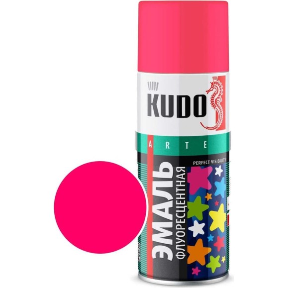 Эмаль флуоресцентная KUDO розовая KU-1207 Эмаль флуоресцентная KUDO розовая KU-1207