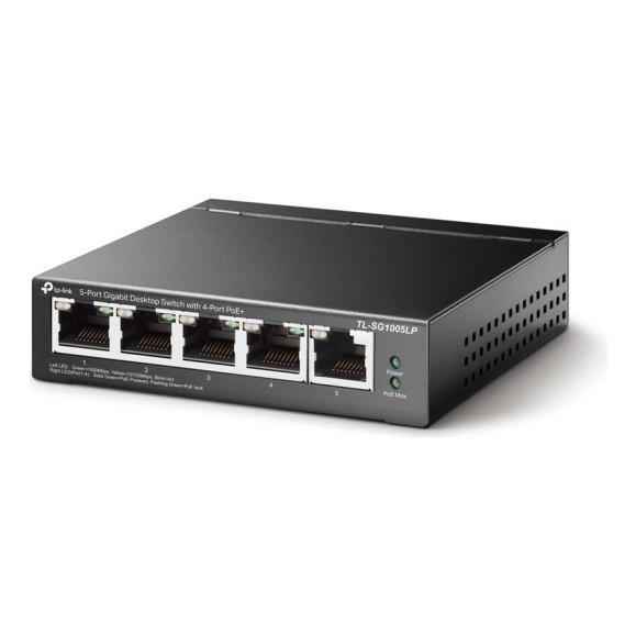 5-портовый гигабитный неуправляемый коммутатор TP-Link TL-SG1005LP 5-портовый гигабитный неуправляемый коммутатор TP-Link TL-SG1005LP