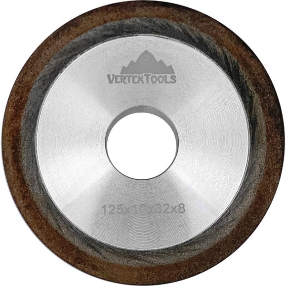Круг алмазный шлифовальный 125x10x32x8 мм (1/50) vertextools 0505-04-125-17 Круг алмазный шлифовальный 125x10x32x8 мм (1/50) vertextools 0505-04-125-17