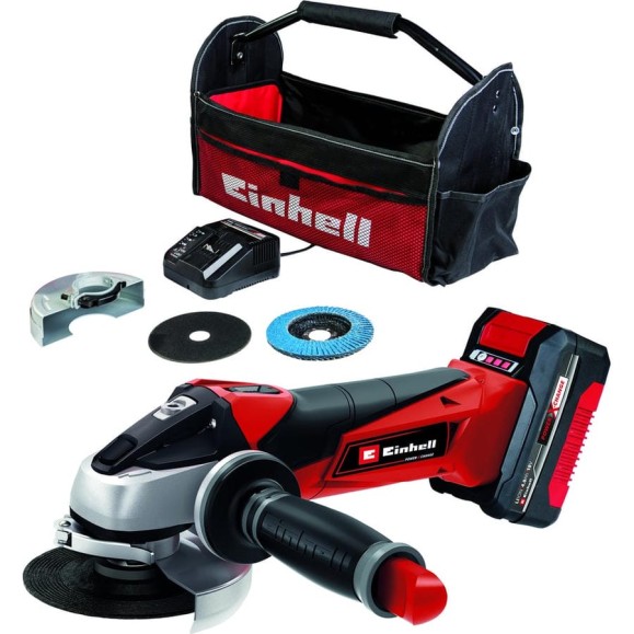 Угловая аккумуляторная шлифмашина Einhell PXC TE-AG 18/115 li 1x4.0ah 4431134 Угловая аккумуляторная шлифмашина Einhell PXC TE-AG 18/115 li 1x4.0ah 4431134