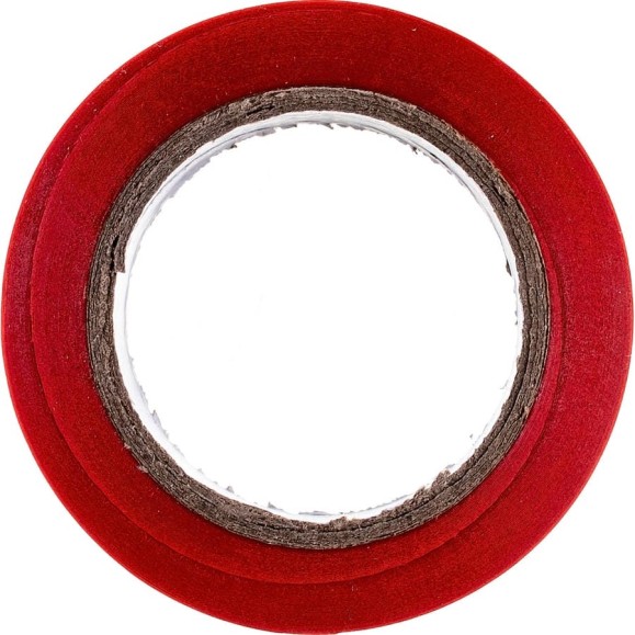 Изолента Volsten V02-7R-13х15-10 0,13х15 мм, красная, 10 метров 10284