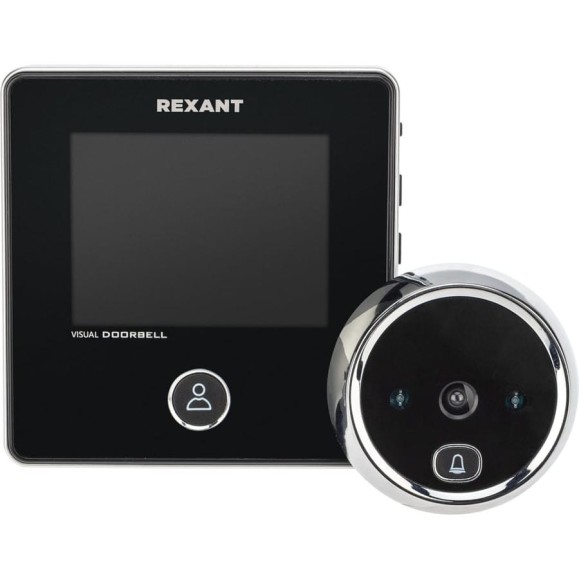 Дверной видеоглазок REXANT dv-113 с дисплеем 2.8" звонок и записи фото, аккумулятор 45-1113 Дверной видеоглазок REXANT dv-113 с дисплеем 2.8" звонок и записи фото, аккумулятор 45-1113