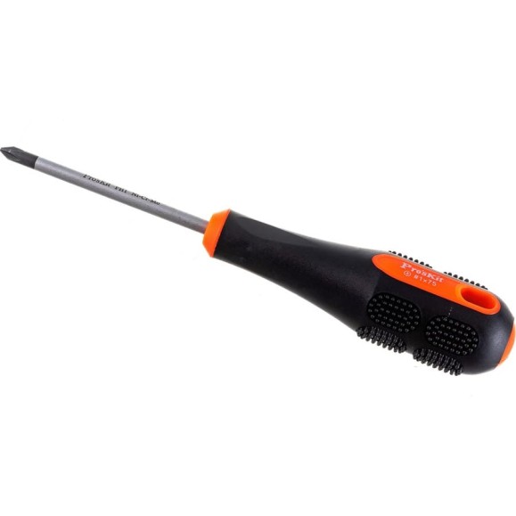 Отвертка ProsKit Pro-soft + #1, 5х75мм, 184мм SD-202B С00034823 Отвертка ProsKit Pro-soft + #1, 5х75мм, 184мм SD-202B С00034823