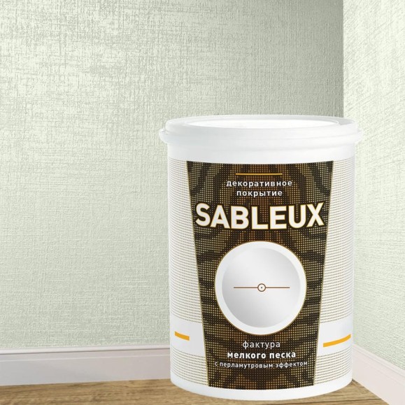 Декоративное покрытие L’impression Sableux 2.5 л, с фактурой мелкого плотного перламутрового песка цвет Оливковый 32097 FSS9DPRMWW