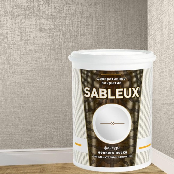 Декоративное покрытие L’impression Sableux 2.5 л с фактурой мелкого плотного перламутрового песка цвет Перламутровый 32107 7GUFQ4PEMZ