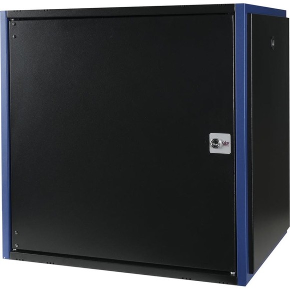 Настенный шкаф DATAREX 19 дюймов 12u 600x600 металлическая дверь, черный DR-610221