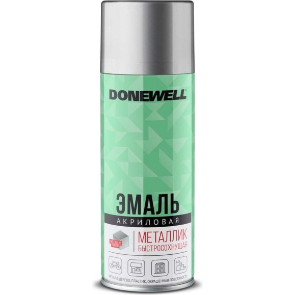 Универсальная эмаль металлик DONEWELL хром зеркальный DW-1033