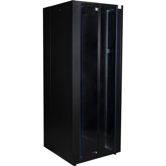 Напольный шкаф DATAREX 19 дюймов 36u 800x800 2-я передняя дверь стекло, 2-я задняя дверь металл, черный DR-738421 Напольный шкаф DATAREX 19 дюймов 36u 800x800 2-я передняя дверь стекло, 2-я задняя дверь металл, черный DR-738421