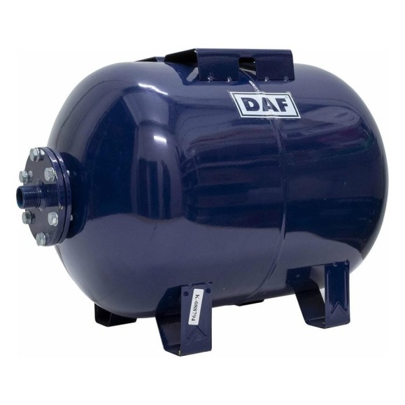 Гидроаккумулятор горизонтальный (50 л; синий; EPDM; 25 бар) MasDaf TH50-25bar-5011 Гидроаккумулятор горизонтальный (50 л; синий; EPDM; 25 бар) MasDaf TH50-25bar-5011