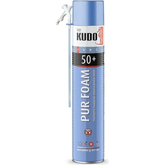 Полиуретановая монтажная бытовая всесезонная пена KUDO HOME 50+ KUPH10U50+ Полиуретановая монтажная бытовая всесезонная пена KUDO HOME 50+ KUPH10U50+