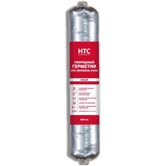 Гибридный герметик CEMMIX HTC Universal PU40, 600 мл белый pu40_white Гибридный герметик CEMMIX HTC Universal PU40, 600 мл белый pu40_white