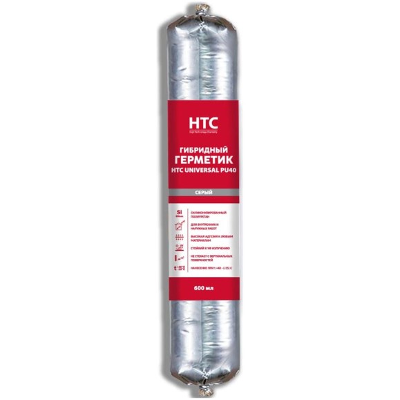 Гибридный герметик CEMMIX HTC Universal PU40, 600 мл серый pu40_grey Гибридный герметик CEMMIX HTC Universal PU40, 600 мл серый pu40_grey