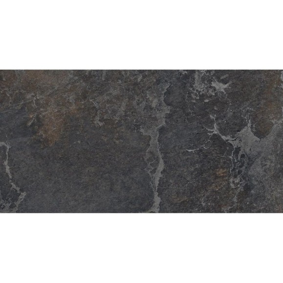 Керамогранит LAPARET Blaze nero графитовый, 60x120 см, сатинированный карвинг, 1.44 кв. м, 2 шт. х9999293158