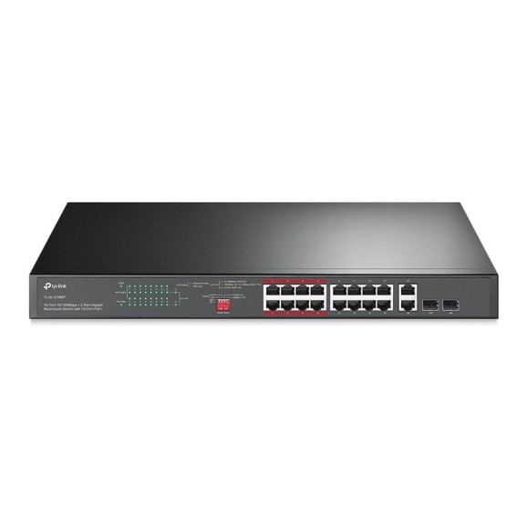 Неуправляемый коммутатор на 16 портов TP-Link TL-SL1218MP