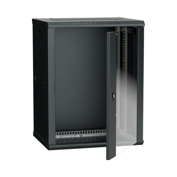 Шкаф ITK LINEA W 12U 600х450 мм дверь стекло RAL 9005 LWR5-12U64-GF Шкаф ITK LINEA W 12U 600х450 мм дверь стекло RAL 9005 LWR5-12U64-GF
