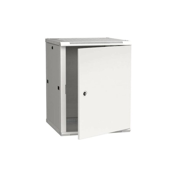 Шкаф ITK LINEA W 19дюйм 18U 600х600мм настенный, металлическая дверь RAL7035 LWR3-18U66-MF