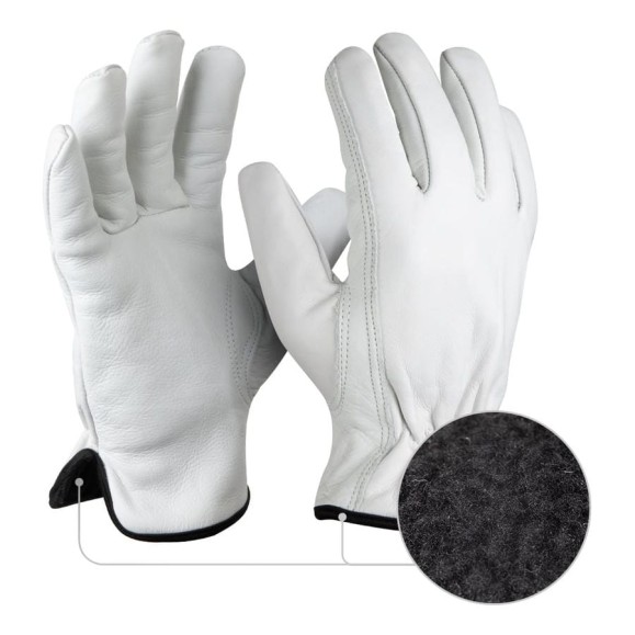 Рабочие кожаные перчатки на флисе Jeta Safety Winter Smithcraft JLE821-8/M Рабочие кожаные перчатки на флисе Jeta Safety Winter Smithcraft JLE821-8/M