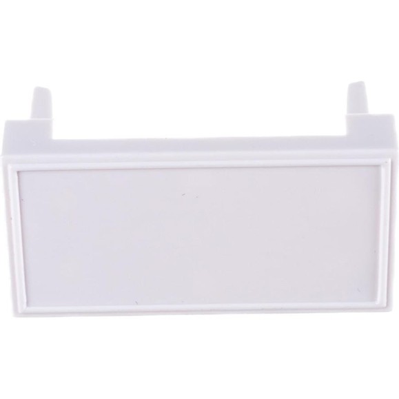 Заглушка LANMASTER Mosaic 22.5x45, 1М, белая, LAN-SIP-22B-WH