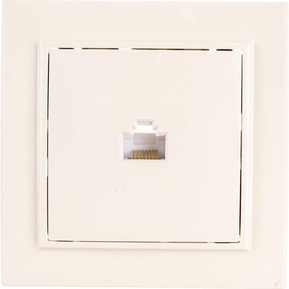 1-местная розетка EKF Минск RJ-45 СП бежевый  ERK01-035-20