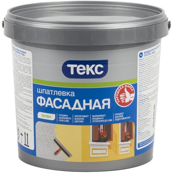 Шпатлевка фасадная ПРОФИ 5 кг ТЕКС 25716