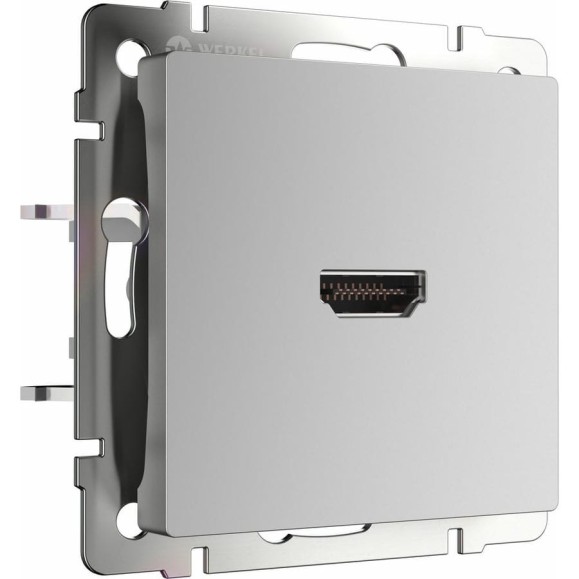 Розетка HDMI WERKEL WL06-60-11/ серебряный a039268