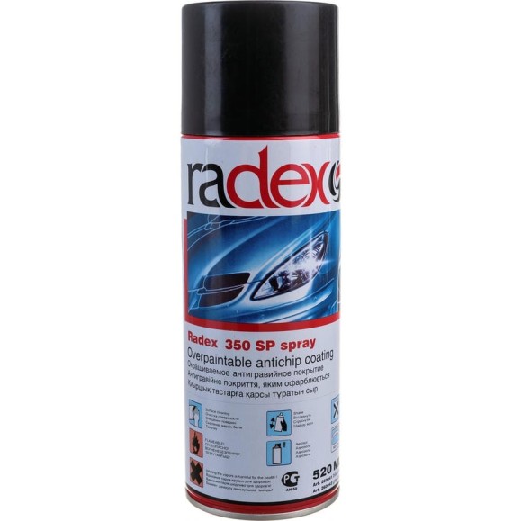Окрашиваемое антигравийное покрытие RADEX аэрозоль 350SP Radex (12302) 260041N
