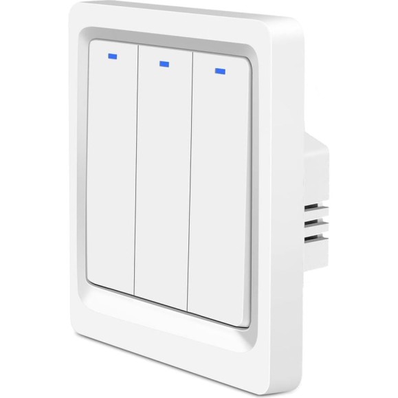 Умный Zigbee выключатель Roximo трехкнопочный SZBTN01-3 Умный Zigbee выключатель Roximo трехкнопочный SZBTN01-3