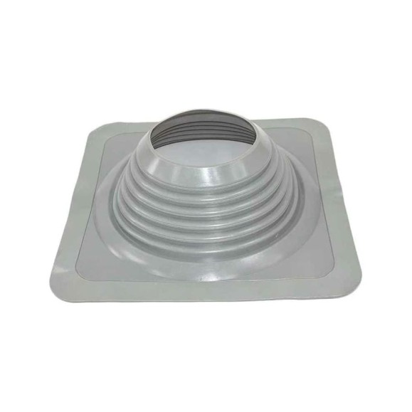Кровельная прямая проходка Borge №8 (d=178-330, 425x425mm, RAL 7004 серый), силикон 00-128742