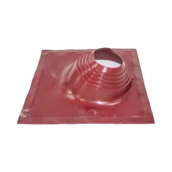 Кровельная угловая проходка Borge №2 (d=200-320, 525x525mm, RAL 3005 красный), силикон 01.215.05.05.01.000.3005
