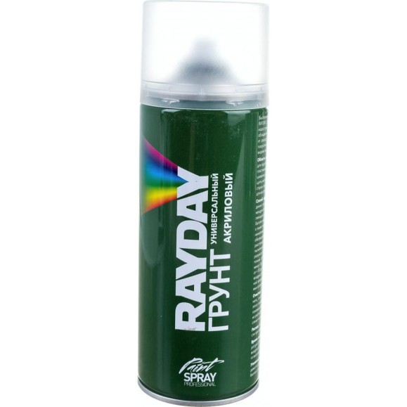 Аэрозольный акриловый грунт RAYDAY белый, 520 мл Rd-001 223148