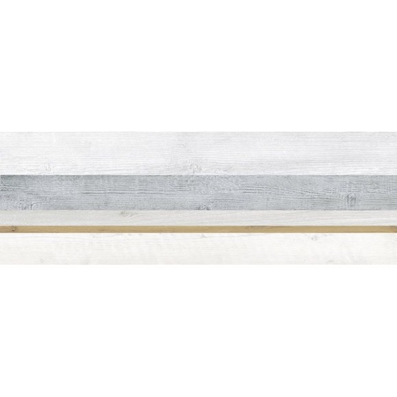 Керамическая настенная плитка LAPARET Step серый, 20x60 см, 1.2 кв. м, 10 плиток в упаковке х9999217282