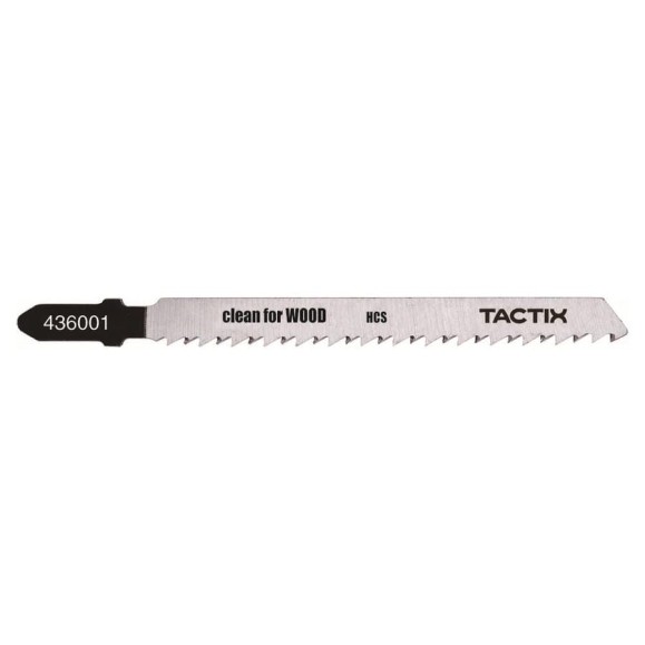 Пилка по дереву Т101В, 5 шт для электролобзика TACTIX 436001