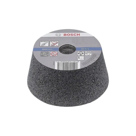 Конусный шлифовальный камень (130-150мм; K120) Bosch 1608600095