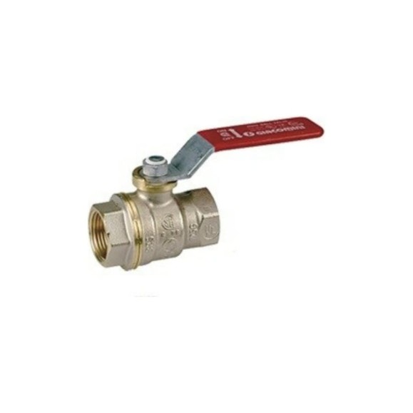 Шаровой кран Giacomini, R910, DADO, 2, ВВ, ручка-рычаг красный, никелированный R910X028 Шаровой кран Giacomini, R910, DADO, 2, ВВ, ручка-рычаг красный, никелированный R910X028
