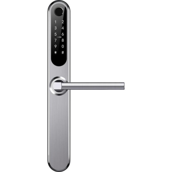 Умный дверной электронный замок LOCKTOK с отпечатком пальца LT-KB001серебро3585