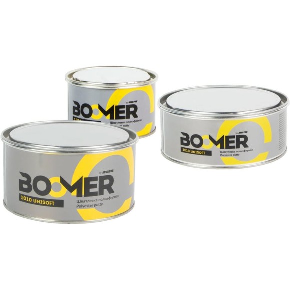 Полиэфирная универсальная шпатлевка BOOMER Uni 0.5+0.015 кг 1000/0,5 1010/0,5