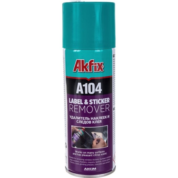 Очиститель наклеек Akfix A104, 200 мл YAC104