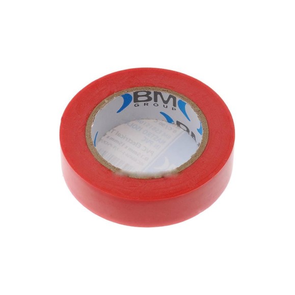 Изолента BM Group ПВХ, 15 мм x 25 м, цвет красный BM-ESB1525RO