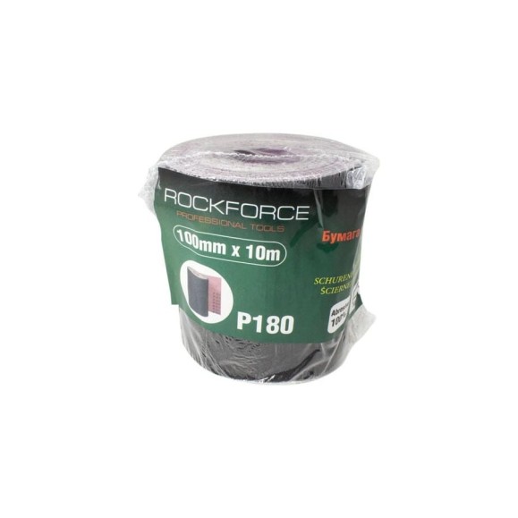 Бумага наждачная на тканевой основе в рулоне 100 мм, 10 м, P180 Rockforce RF-FB4180C(50937)