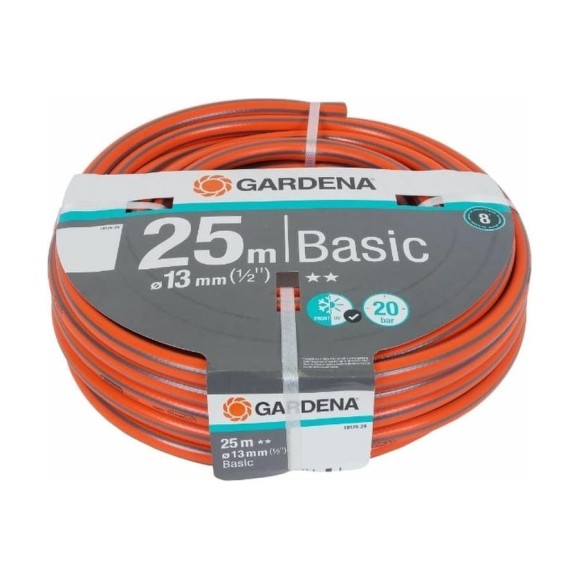 Шланг Gardena Basic 13 мм (1/2"), 25 м 18125-29.000.00