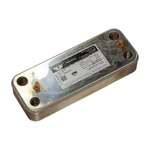 Паяный теплообменник Zilmet ZB207 - 12Р, соединение o-ring (156.5мм), р-ры: 207x77 мм, рабочее давление А-В 8 бар, С-D 3 бара t = -10 +120 C 17B2071200 Паяный теплообменник Zilmet ZB207 - 12Р, соединение o-ring (156.5мм), р-ры: 207x77 мм, рабочее давление А-В 8 бар, С-D 3 бара t = -10 +120 C 17B2071200