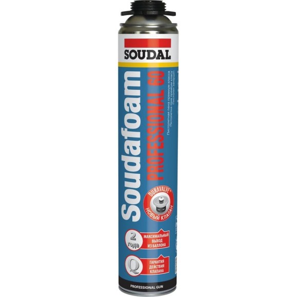 Пистолетная пена SOUDAL Соудафоам Профессионал 60 113985