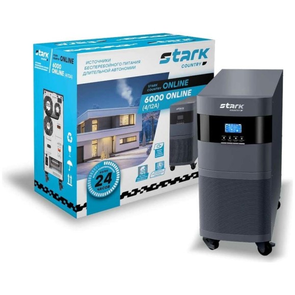 Источник бесперебойного питания Stark Country 6000 Online 12A