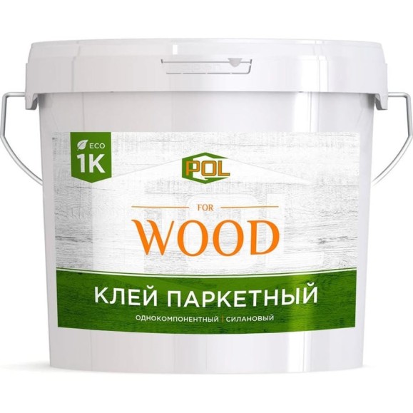 Однокомпонентный силановый клей ГЕПОЛ Wood 1K 7 кг GPW1K-7