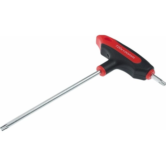 Ключ двусторонний JTC TORX с отверстием и Т-образной рукояткой T20H, 784820 189753 Ключ двусторонний JTC TORX с отверстием и Т-образной рукояткой T20H, 784820 189753