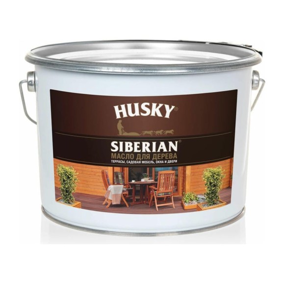 Масло для дерева HUSKY SIBERIAN 9 л 32017 Масло для дерева HUSKY SIBERIAN 9 л 32017