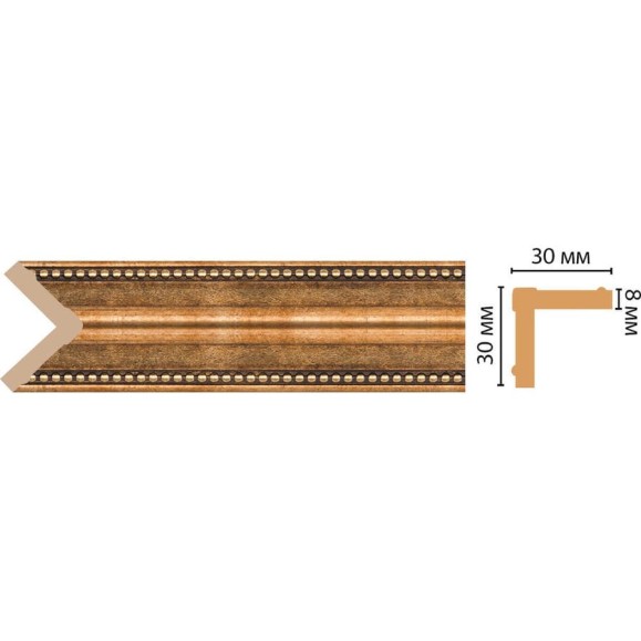 Угол Decomaster ДМ 30x30x2400 мм 116-57