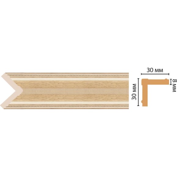 Угол Decomaster ДМ 30x30x2400 мм 116-11 Угол Decomaster ДМ 30x30x2400 мм 116-11
