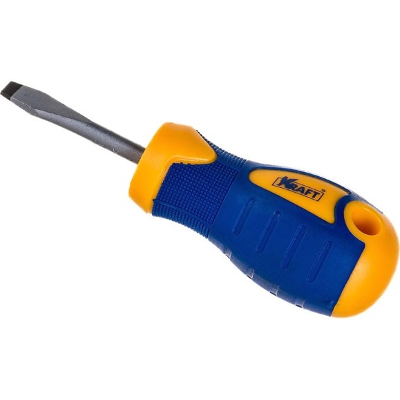 Шлицевая отвертка 5х38 KRAFT KT 700416 Шлицевая отвертка 5х38 KRAFT KT 700416