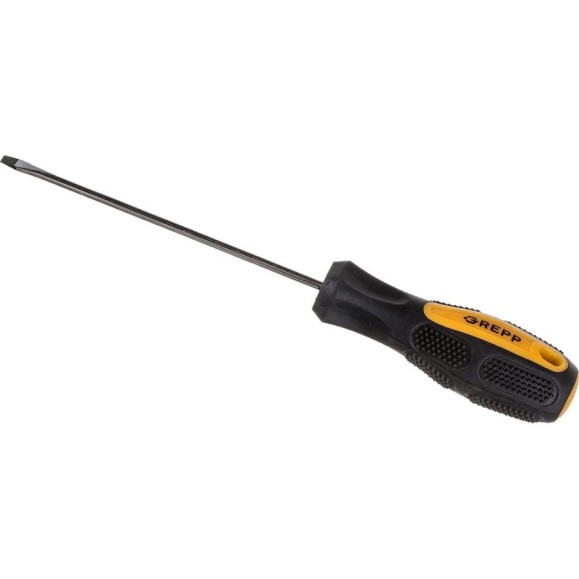 Шлицевая отвертка GREPP SL3*100мм, CrV, 2х-компонентная рукоятка 202-003